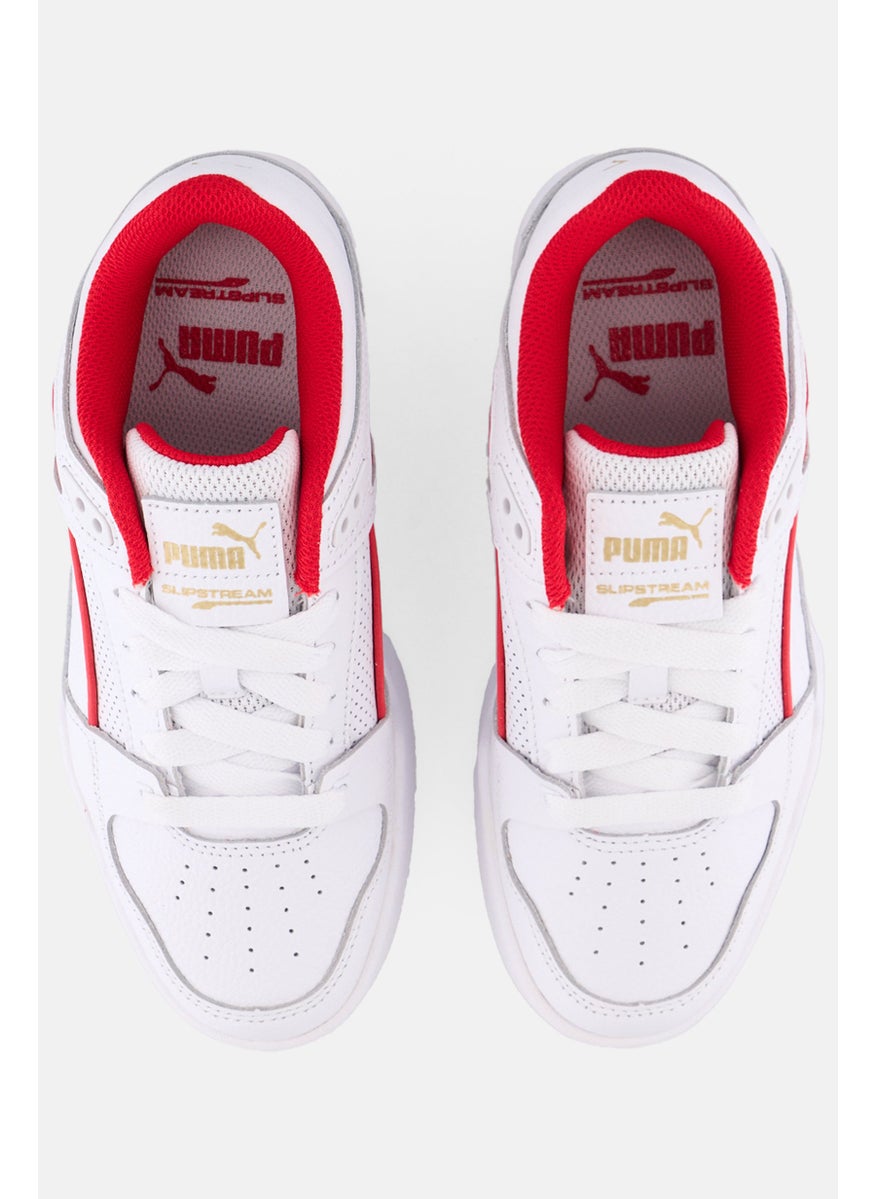 PUMA Kids Boy Slipstream Everywhere Lace Up Sports Shoes, White  - Image 2