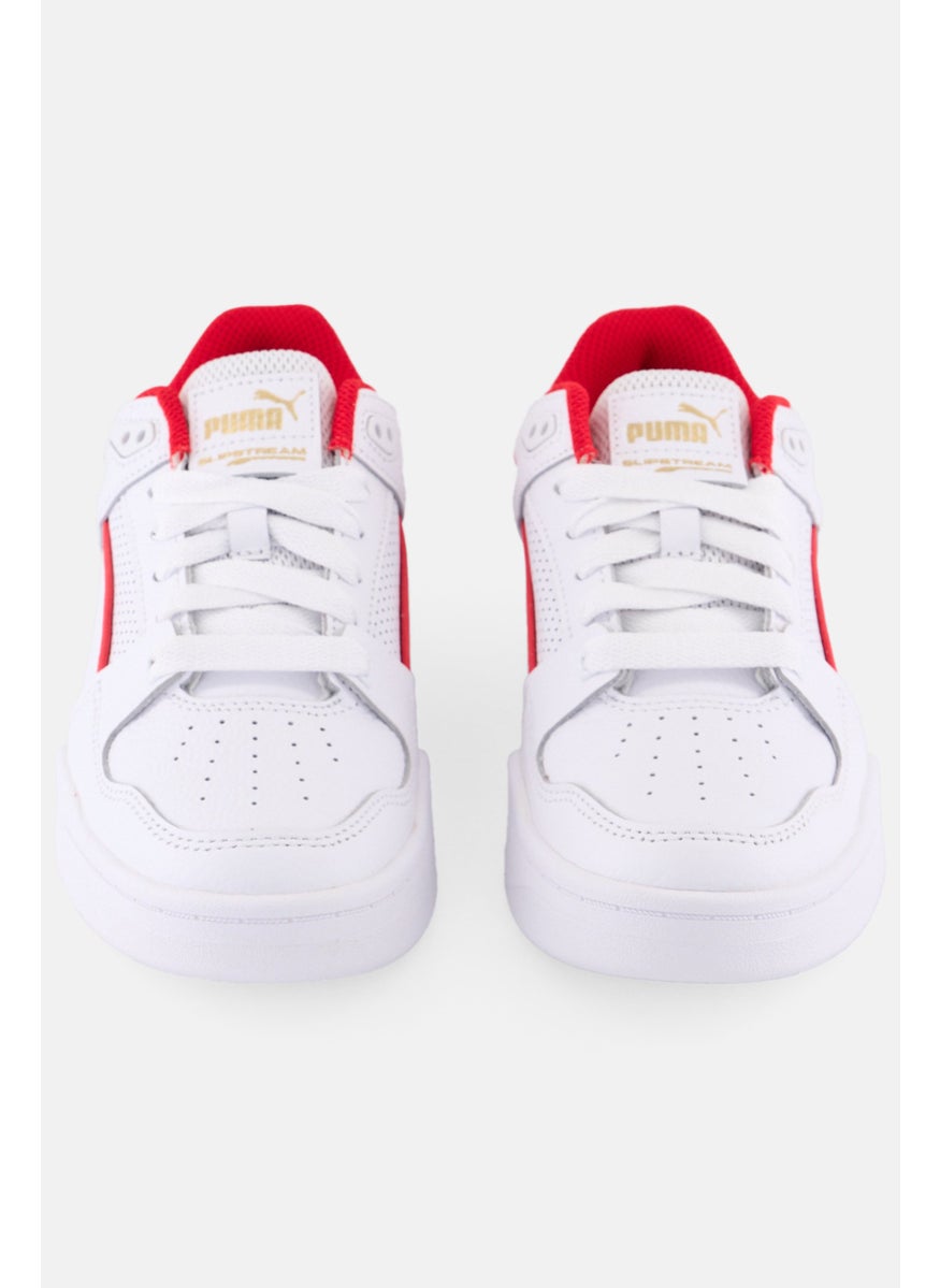 PUMA Kids Boy Slipstream Everywhere Lace Up Sports Shoes, White  - Image 4