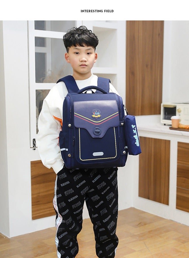 JCB CHIC حقيبة مدرسية للأولاد، حقيبة ظهر فضائية للأولاد والأطفال حقائب مدرسية ابتدائية وحقيبة كتب للمدرسة الابتدائية المتوسطة وحقيبة مدرسية خفيفة الوزن للطلاب