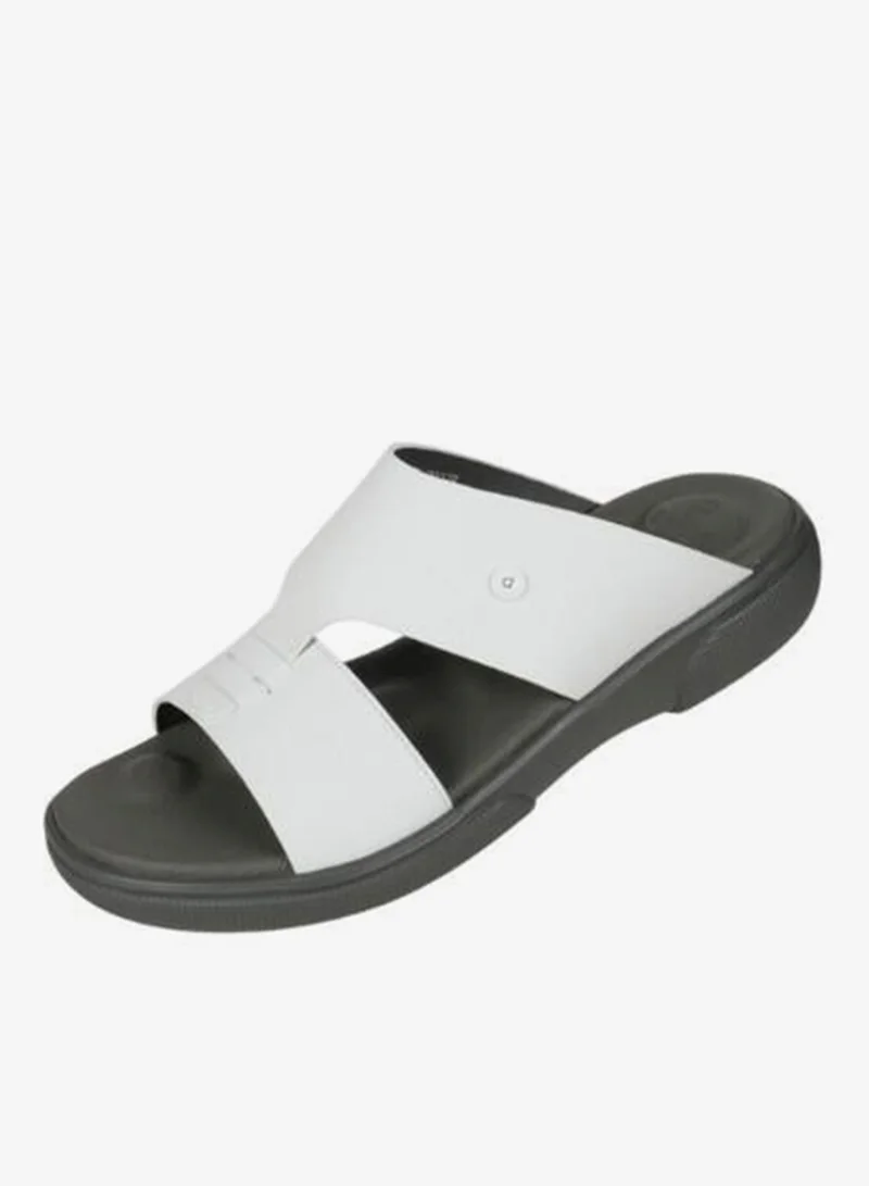 008-3793 Barjeel Uno Mens Arabic Sandals BU009 White