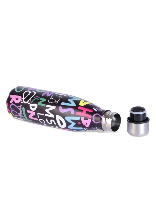 Hamster London Holo Neon Bottle Hamster London Stainless Steel Insulated Water Bottle | Thermos Flask Bottle 500ml | Hot and Cold | Food Grade & BPA Free Insulated Water Bottles - Image 3
