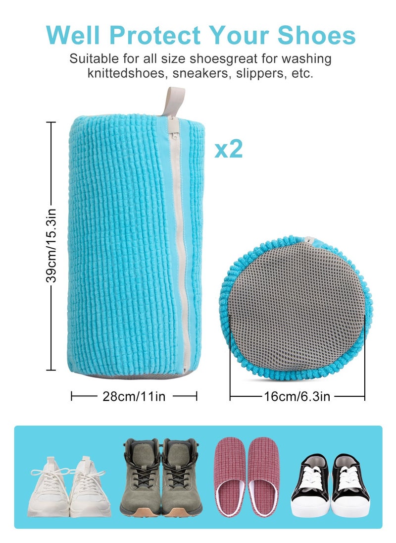 HomarKet - 2PCS Shoe Washing Bag for Washing Machine, Laundry Shoe Bag for Washer and Dryer, Reusable Shoe Washing Bag for All Shoe Types and Sizes - Image 1