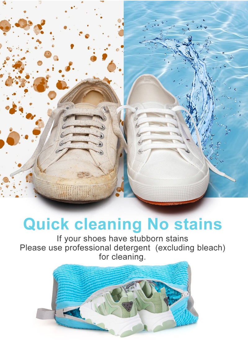 HomarKet - 2PCS Shoe Washing Bag for Washing Machine, Laundry Shoe Bag for Washer and Dryer, Reusable Shoe Washing Bag for All Shoe Types and Sizes - Image 1