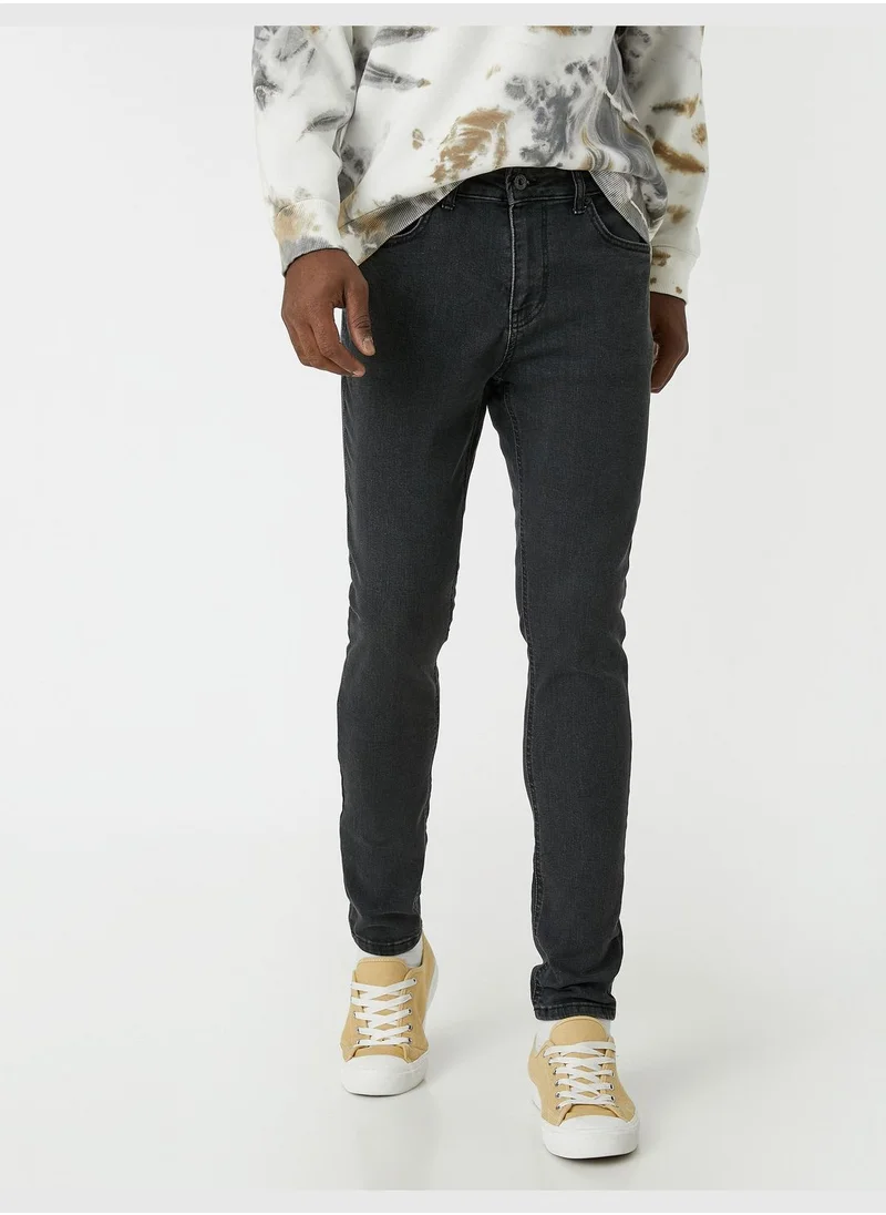 كوتون Justin Super Skinny Fit Jeans