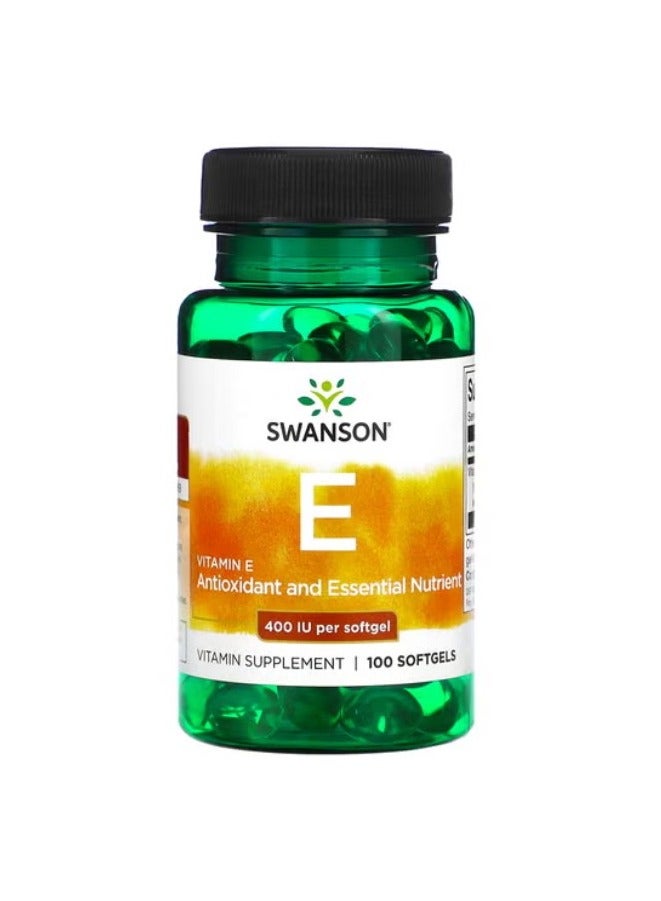 سوانسون فيتامين هـ، 400 وحدة دولية، 100 كبسولة هلامية