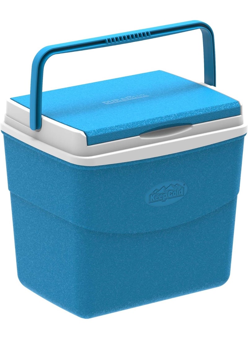 Keep Cold Picnic Ice Box 20 Litres Light Blue and White - Image 1
