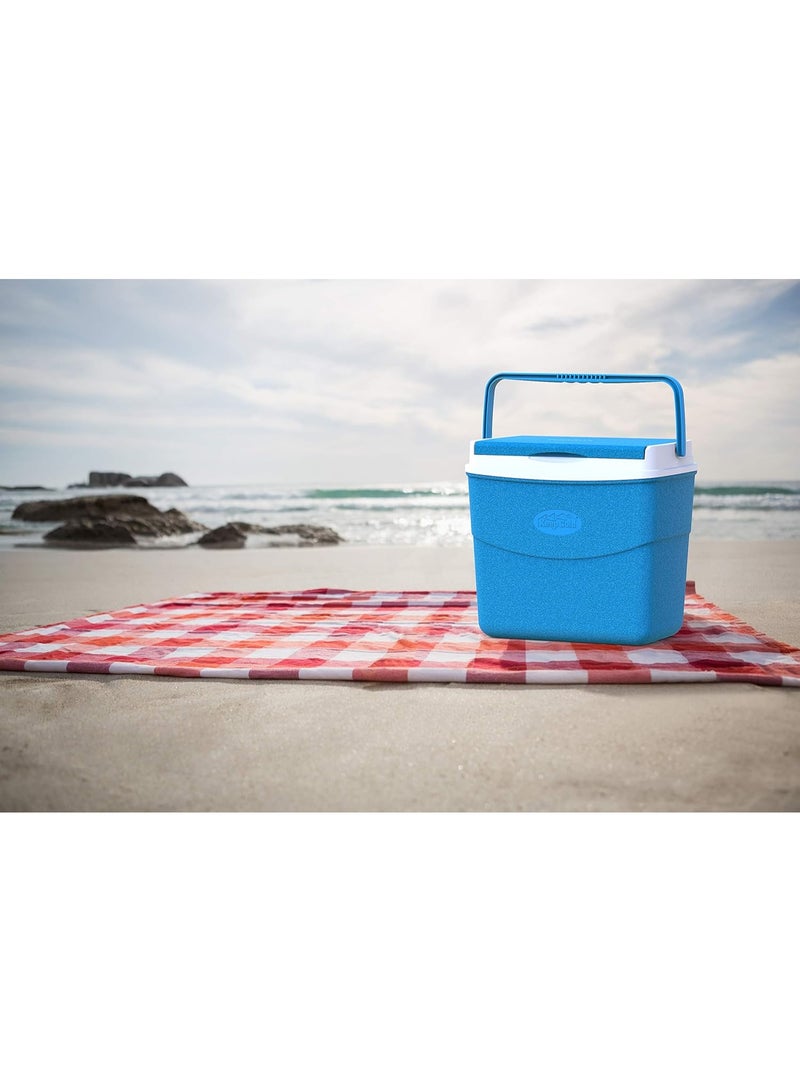 Keep Cold Picnic Ice Box 20 Litres Light Blue and White - Image 3
