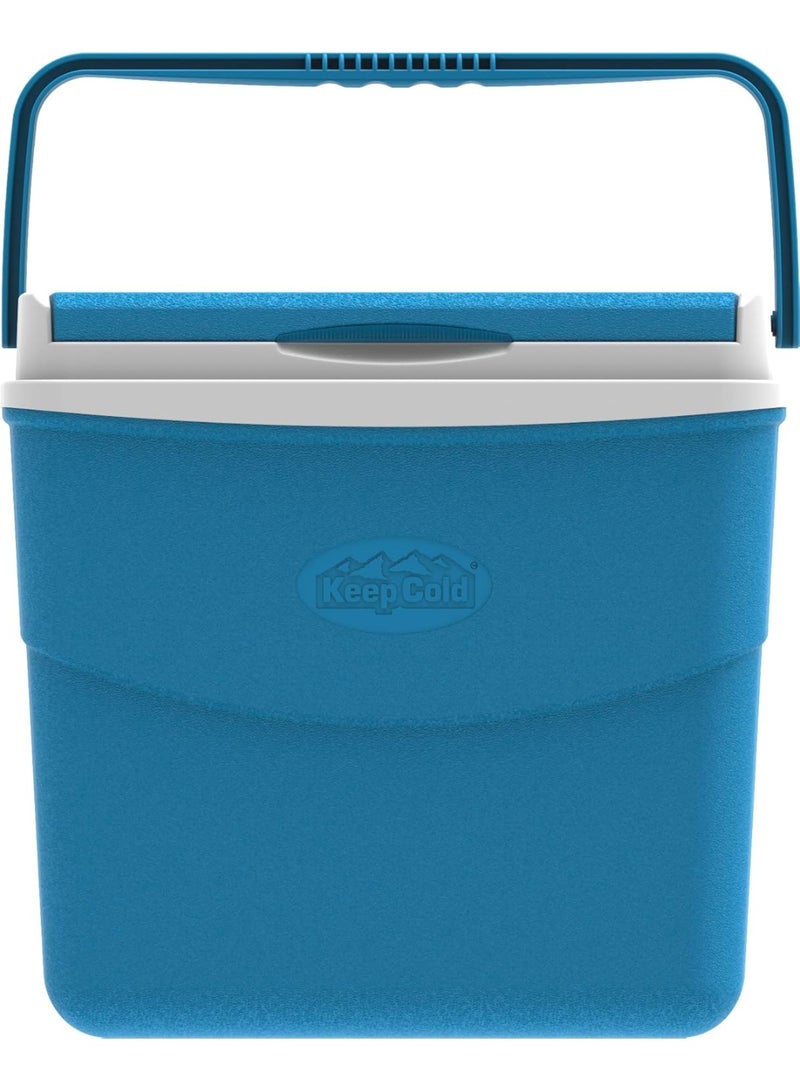 Keep Cold Picnic Ice Box 20 Litres Light Blue and White - Image 4