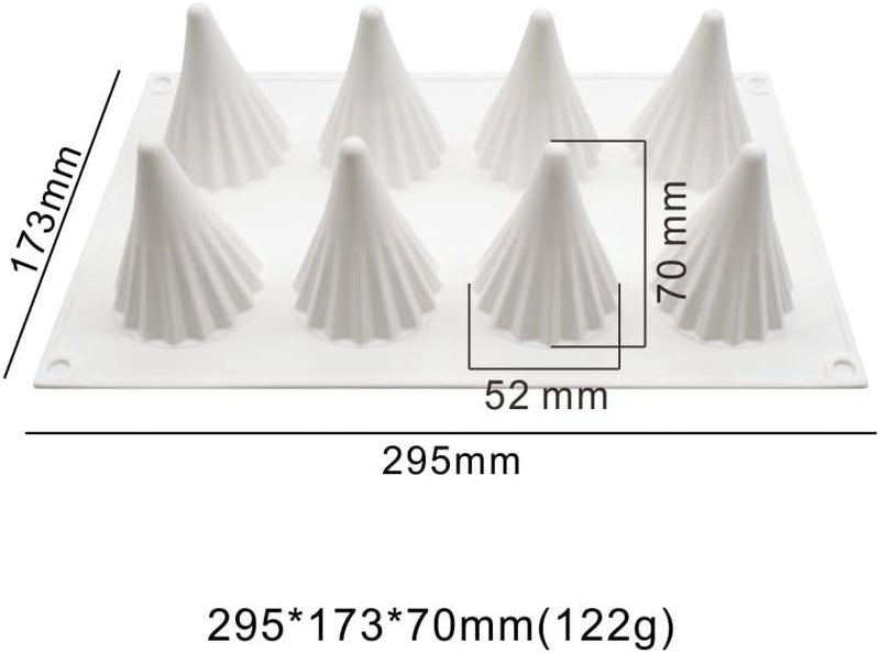 mostsom Silicone Christmas Tree Candle Mold - DIY Santa Handmade Soap & Chocolate Molds - Resin Making (11.6 x 6.92 x 2.8 inch) - Image 4