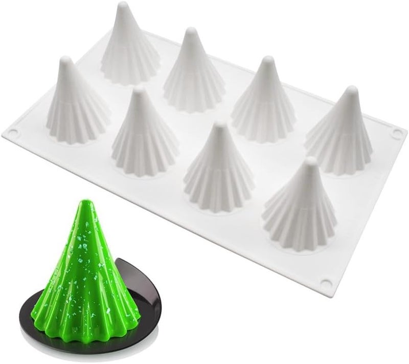 mostsom Silicone Christmas Tree Candle Mold - DIY Santa Handmade Soap & Chocolate Molds - Resin Making (11.6 x 6.92 x 2.8 inch) - Image 1