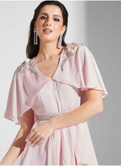 Elegance Ruffle Detail Dress  - Image 3