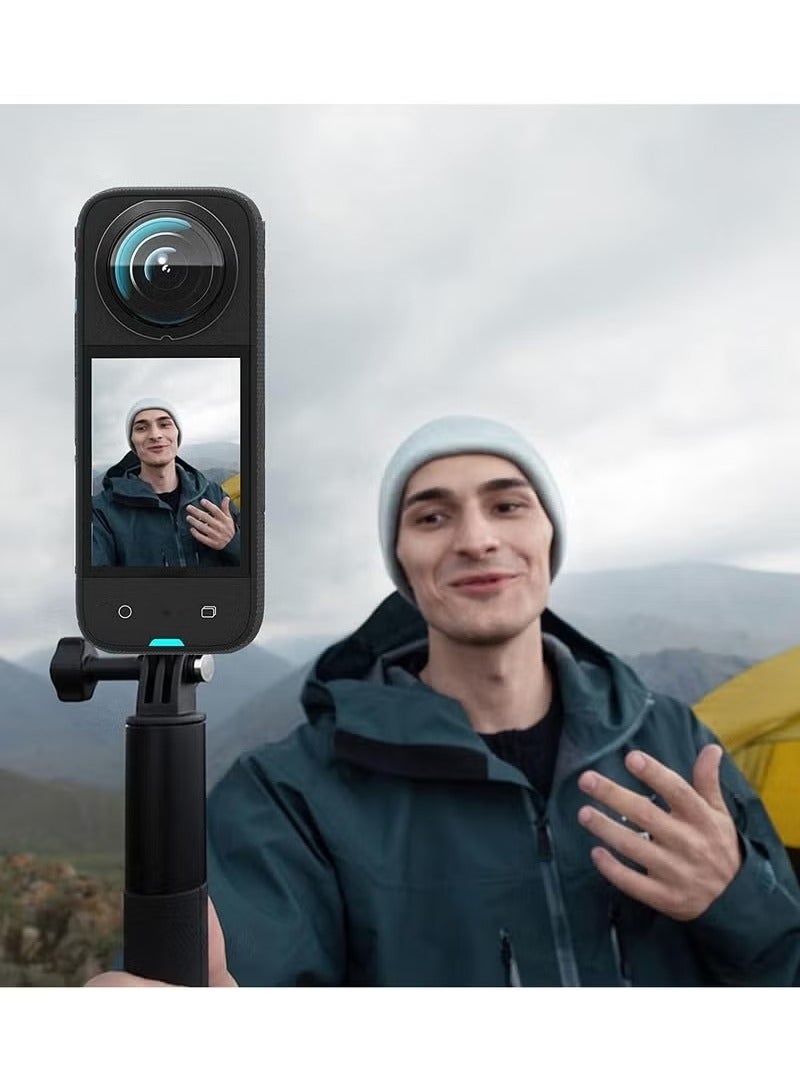 Coconut 2Pcs Lens Cover for Insta360 X3, Camera Lens Protector Kit, Sticky Lens Guards Protection for Camera, Waterproof Transparent Lens Protector for 360x3, Camera Protection Accessories - Image 4