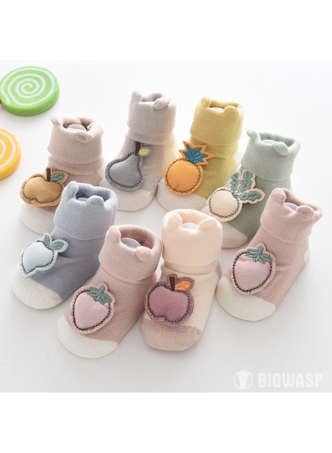 Bumblebee 2-pack Baby Walking Socks Non-slip Infant Floor Socks For Home Use - Image 5