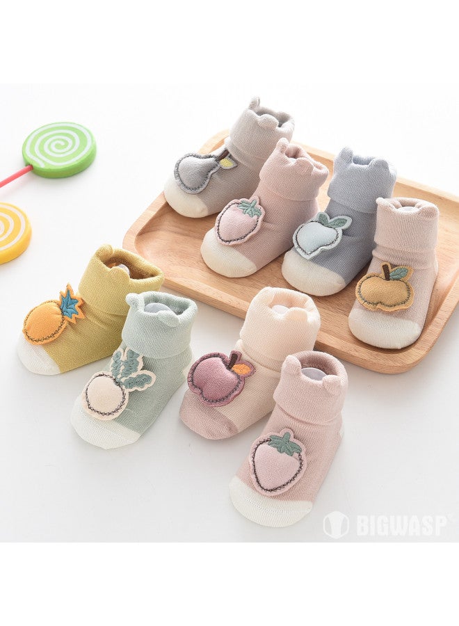 Bumblebee 2-pack Baby Walking Socks Non-slip Infant Floor Socks For Home Use - Image 4