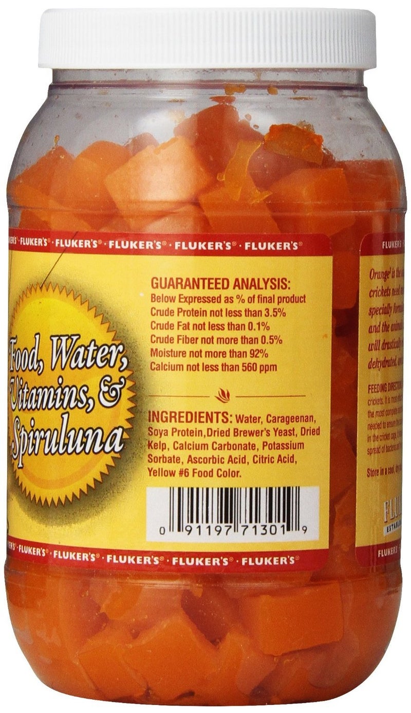 Fluker's Orange Cube Complete Cricket Diet, Gut Load Food for Feeder Insects and Live Crickets, Provides Vitamins, Minerals, and Hydration, 12 oz - Image 3