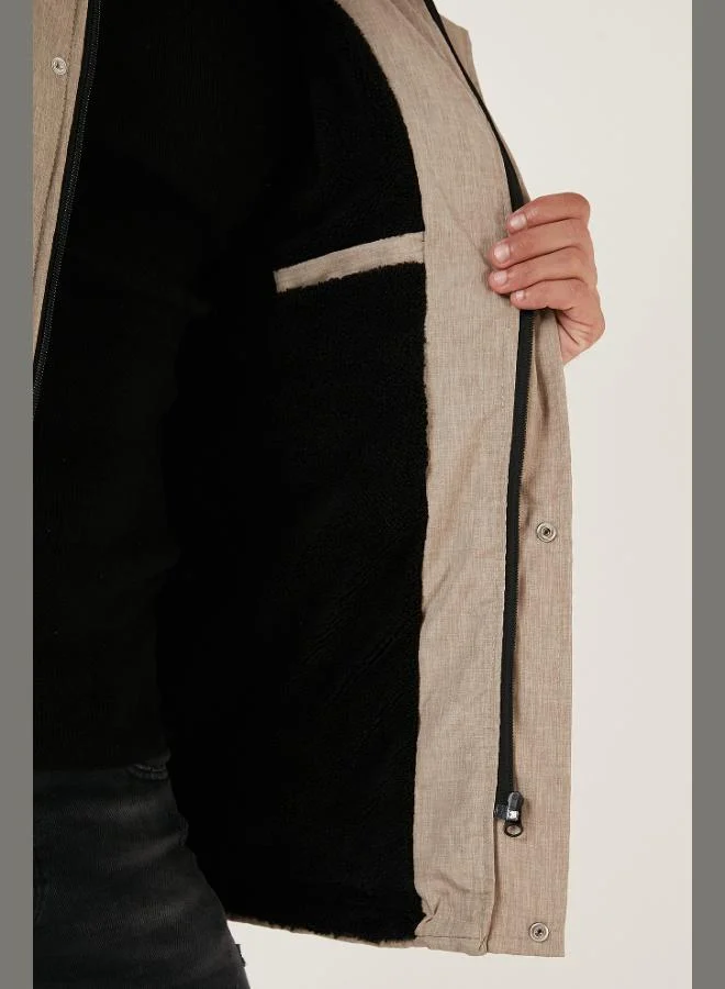 Buratti  Buratti Plush Lined Waterproof, Windproof, Cold-Resistant Slim Fit Jacket for Men - JACKET 5711051 for Men | Best Price UAE