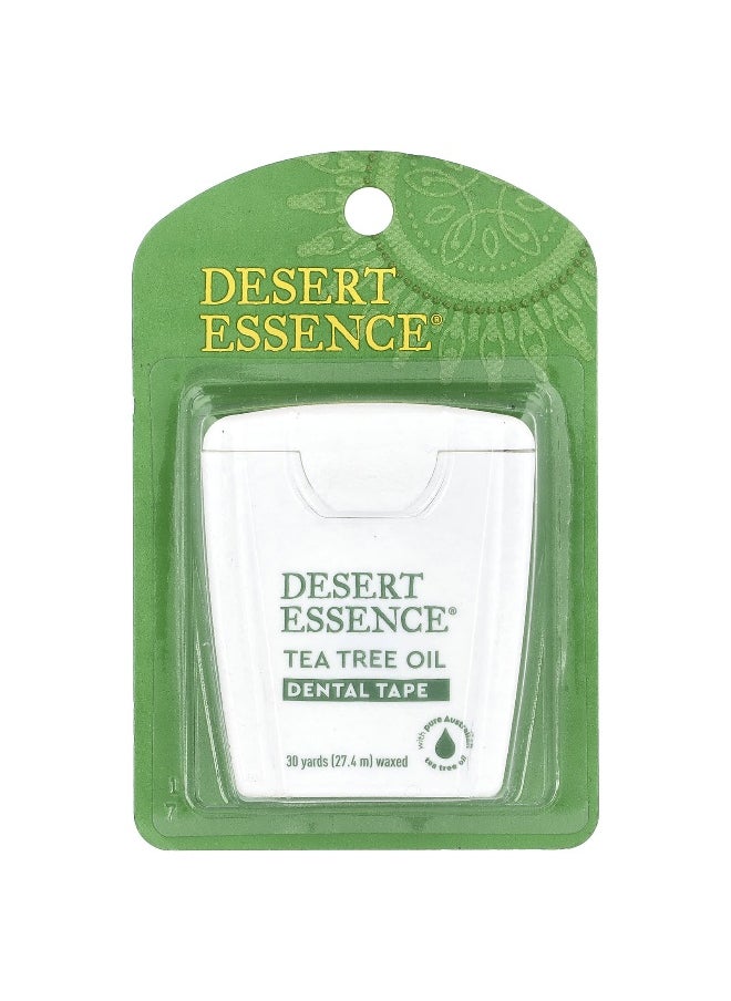 DESERT ESSENCE Desert Essence, Tea Tree Oil Dental Tape, Waxed, 30 Yds (27.4 m)  - Image 1