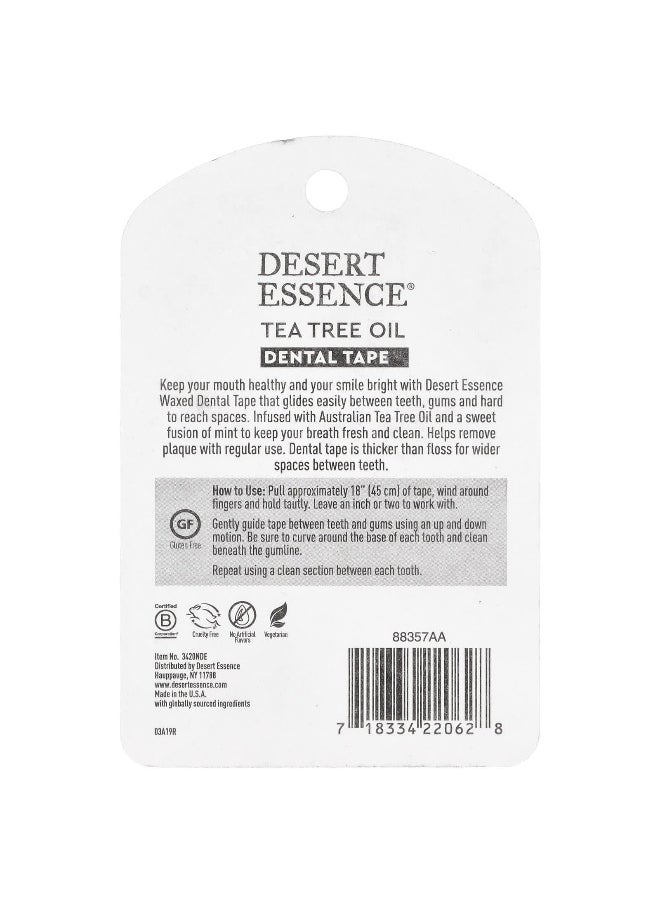 DESERT ESSENCE Desert Essence, Tea Tree Oil Dental Tape, Waxed, 30 Yds (27.4 m)  - Image 2