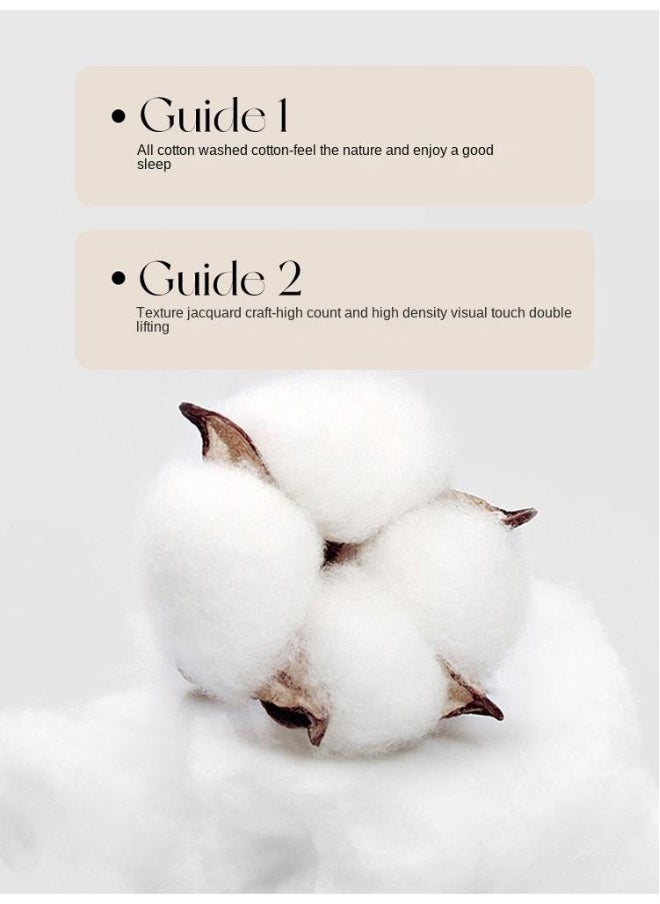 Generic 4-Piece Cotton Comfortable Set Bed Sheet Set Gift Birthday Gift Moving Gift  - Image 4