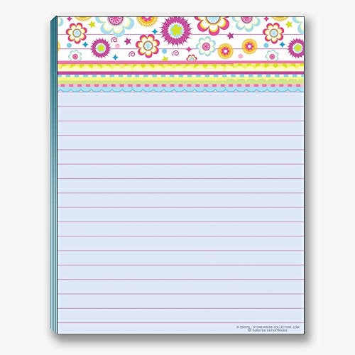 Stonehouse Collection Fun Pattern Designs Pads - USA Made- 4 Assorted Notepads - Shopping List, Teachers, Home, Office, Small Gift - USA Made - Image 4