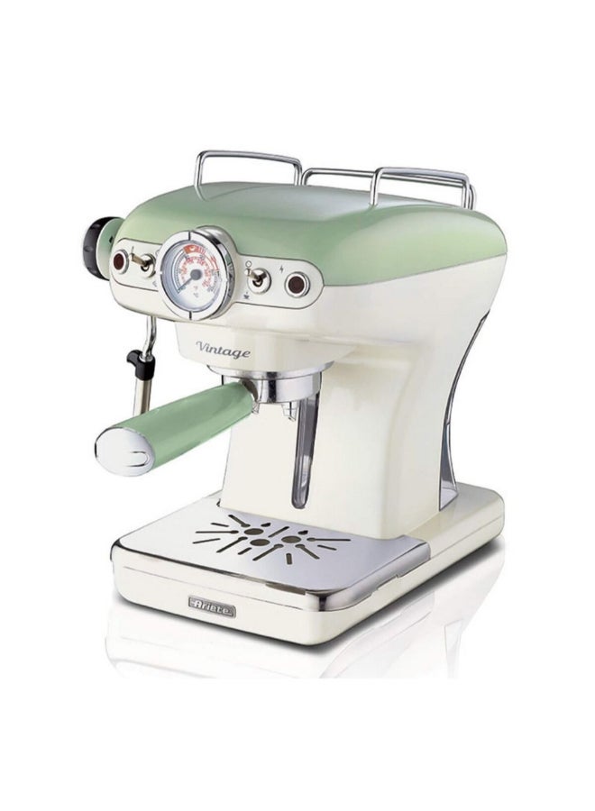 أريتي 850W Vintage Espresso Machine Green and White 900ml 00M138914ARSA 900 ml 850 W 00M138914ARSA Green and White - Image 1
