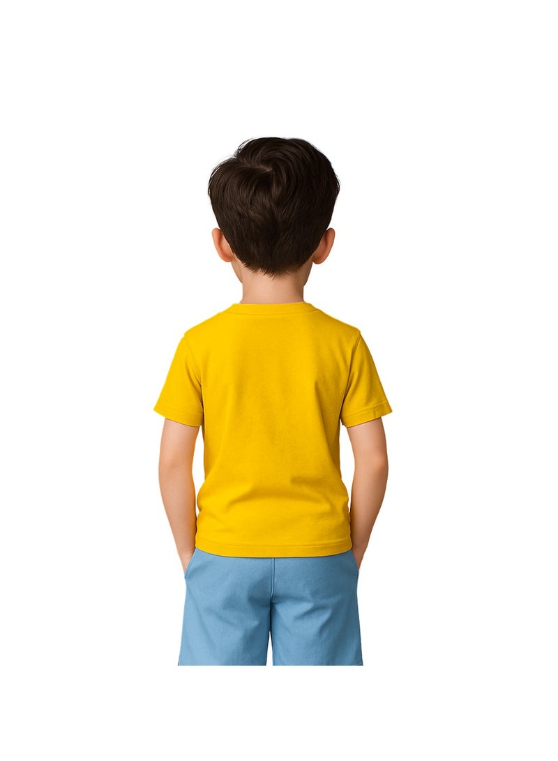 Printshop4me Kids Round Neck boys T Shirt 170 GSM Pure Cotton Basic Colors - Image 5