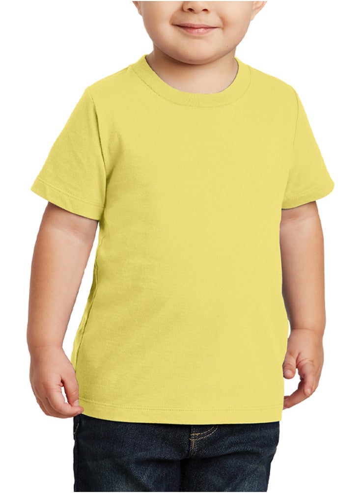 PRINTSHOP4ME Printshop4me Kids Round Neck boys T Shirt 170 GSM Pure Cotton Basic Colors  - Image 1
