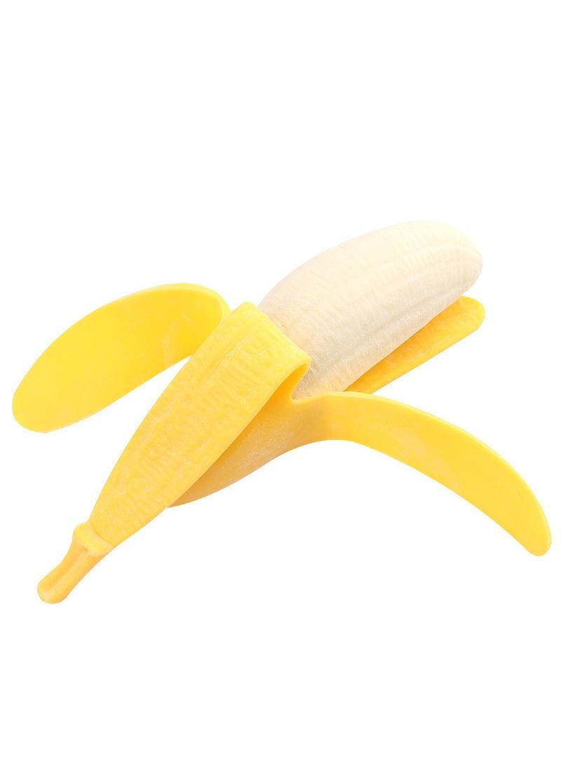 general 3-Piece Creative Stress Relief Toys Stretchable Fruit Banana Simulated Fruit Toy Tricky Toy Kids Activity Game Early Development Toy For Parent-Child Kid Play Fun - Image 2