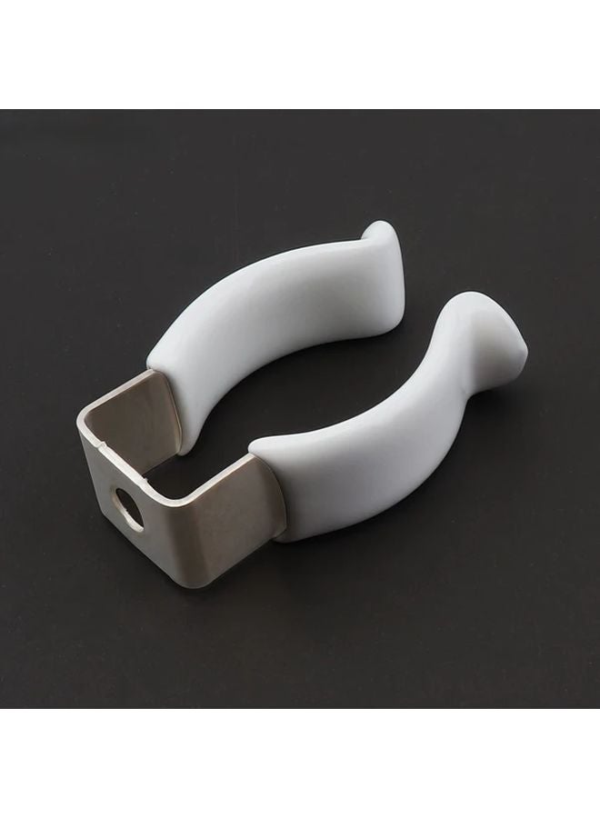 10 حزمة T8 مشابك U الفولاذ المقاوم للصدأ مطلية بالبلاستيك مجموعة تركيب لمبة LED أنبوب الفلورسنت - Image 5