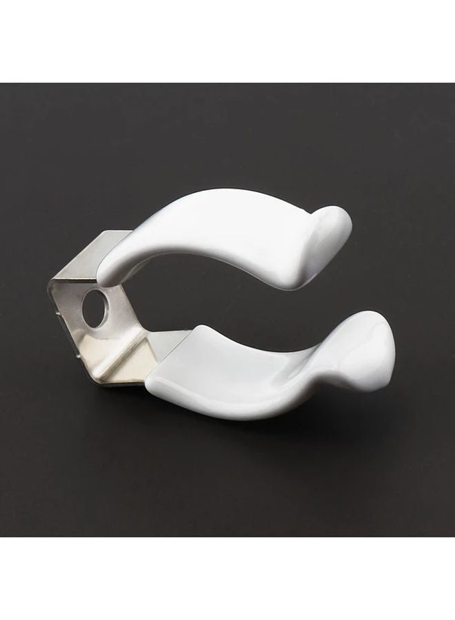 10 حزمة T8 مشابك U الفولاذ المقاوم للصدأ مطلية بالبلاستيك مجموعة تركيب لمبة LED أنبوب الفلورسنت - Image 4