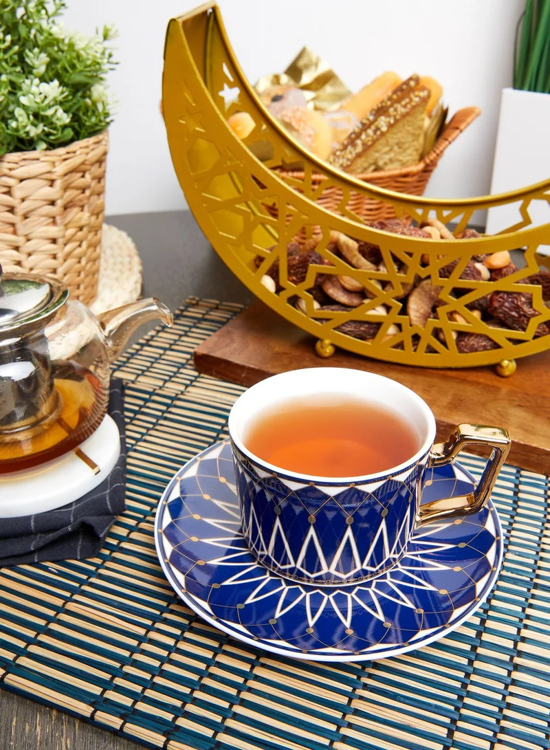 Nimah Patterned Tea Cup & Saucer