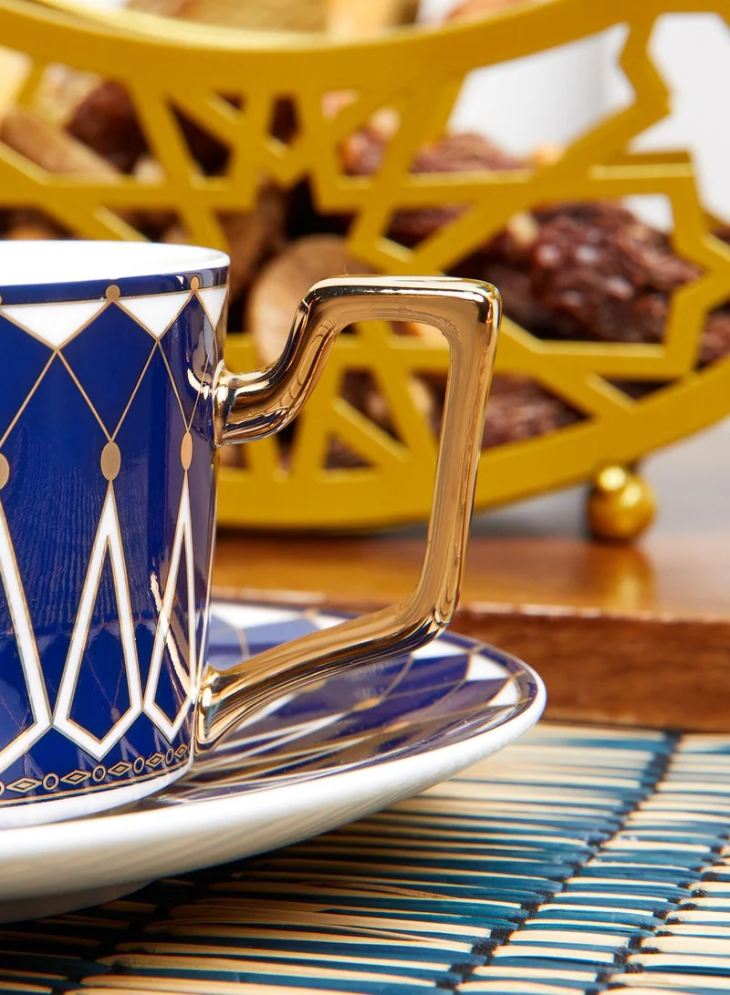 Nimah Patterned Tea Cup & Saucer