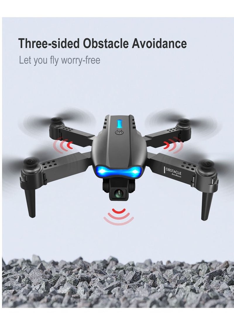 Mi VAZA - Black E99 Pro HD 1080P Dual Camera GPS WiFi FPV Drone With 1 Battery - Image 1