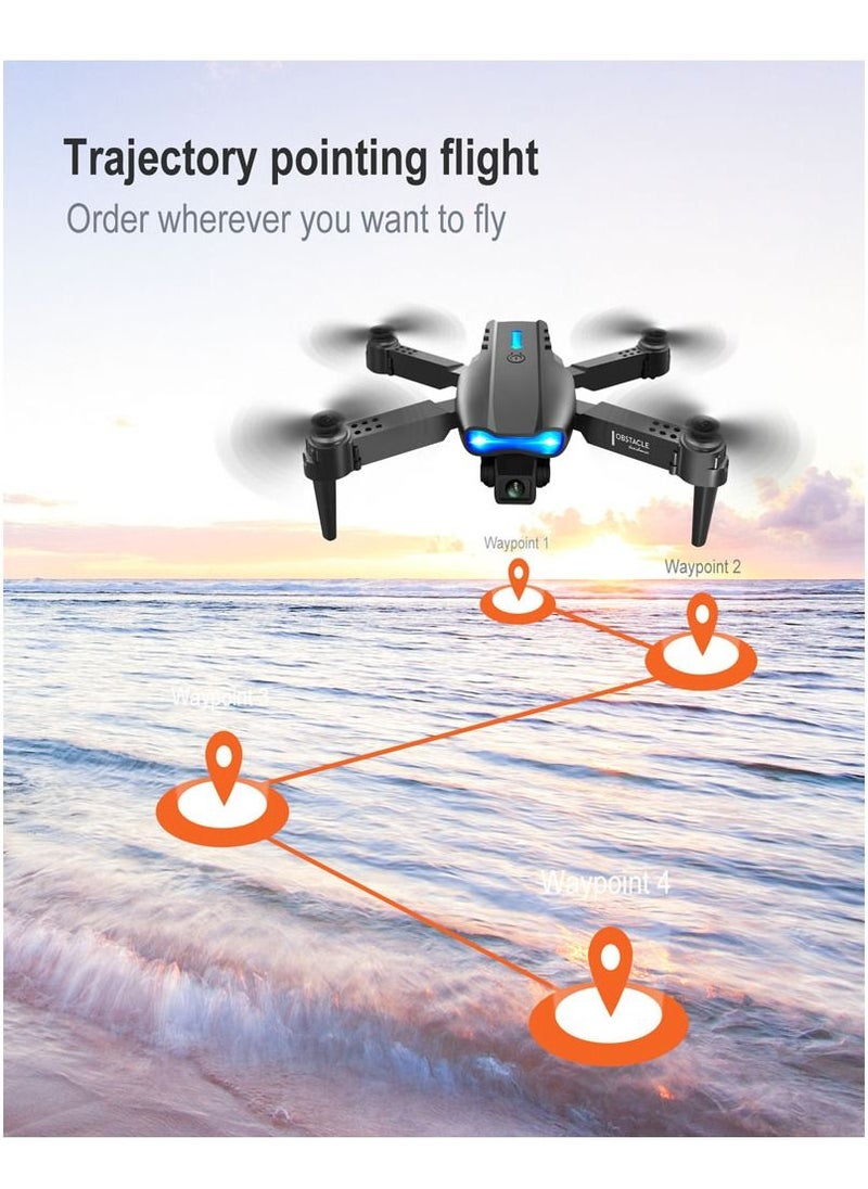 Mi VAZA - Black E99 Pro HD 1080P Dual Camera GPS WiFi FPV Drone With 1 Battery - Image 1