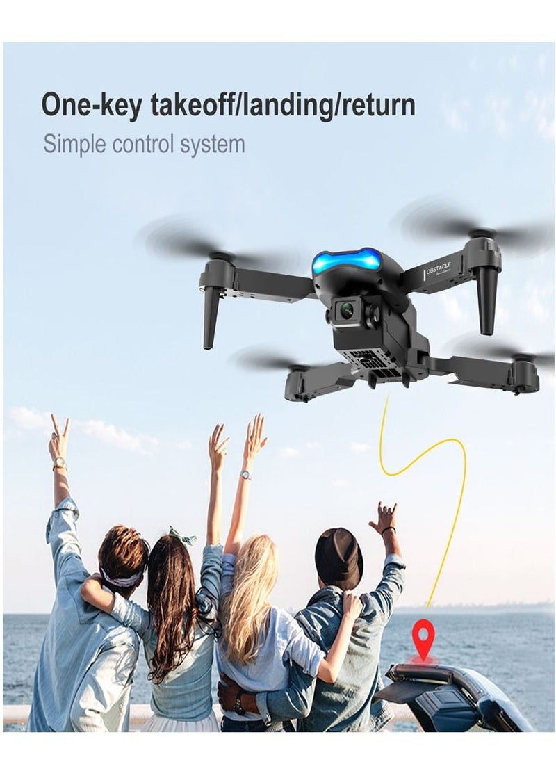 Mi VAZA - Black E99 Pro HD 1080P Dual Camera GPS WiFi FPV Drone With 1 Battery - Image 1