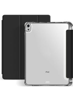 iPad Air 11 inch 6th Generation (M2, 2024) Case with Pencil Holder, Auto Wake/Sleep,Case with Clear Back Shell for iPad Air 11
