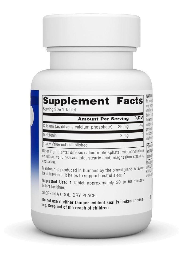Source Naturals Helps Promote Sleep 2 Mg 60 Tablets - Image 2
