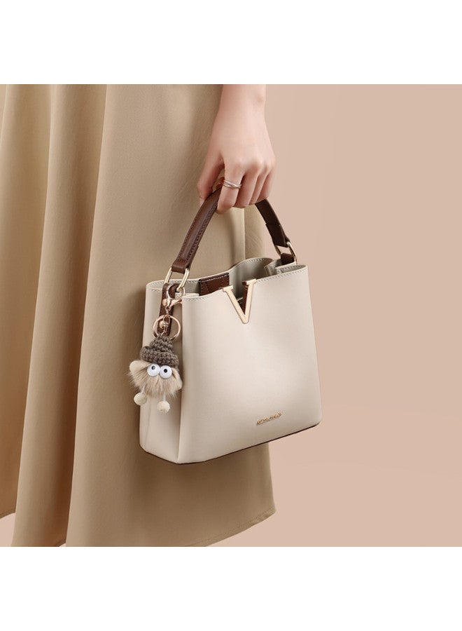 Comely Qixi Festival Gift】new Popular Simple And Versatile Large Capacity Bucket Bag, Handheld Shoulder Crossbody Bag For Women - Image 2