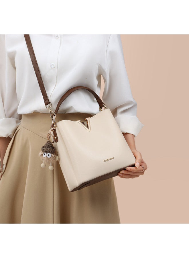 Comely Qixi Festival Gift】new Popular Simple And Versatile Large Capacity Bucket Bag, Handheld Shoulder Crossbody Bag For Women - Image 3