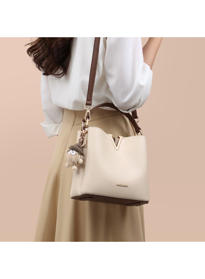 Comely Qixi Festival Gift】new Popular Simple And Versatile Large Capacity Bucket Bag, Handheld Shoulder Crossbody Bag For Women - Image 4