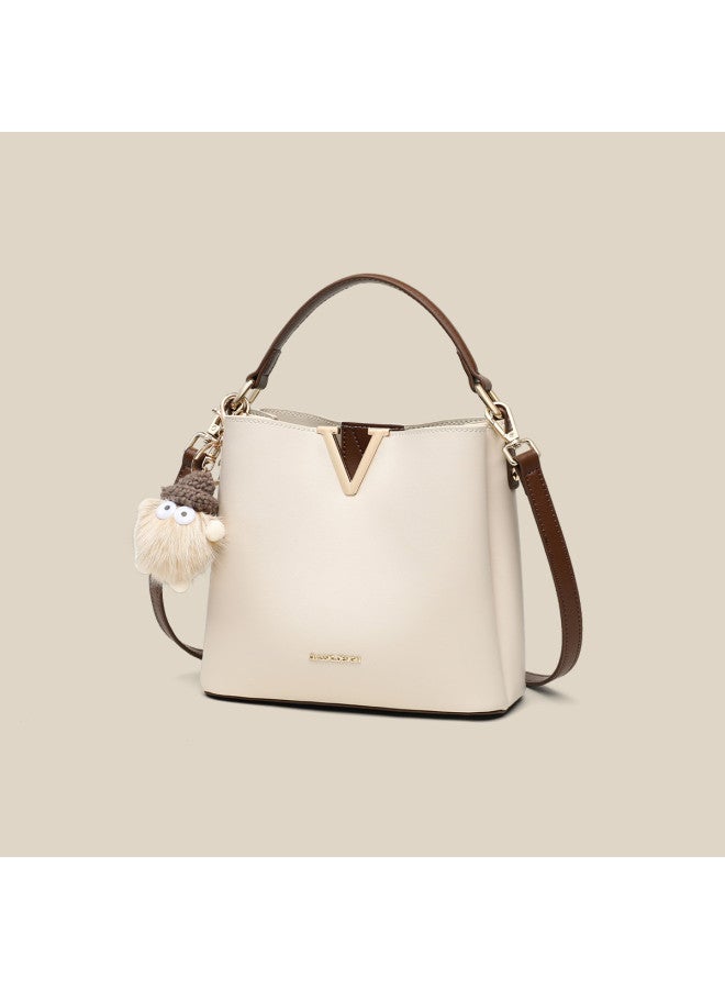 Comely Qixi Festival Gift】new Popular Simple And Versatile Large Capacity Bucket Bag, Handheld Shoulder Crossbody Bag For Women - Image 5