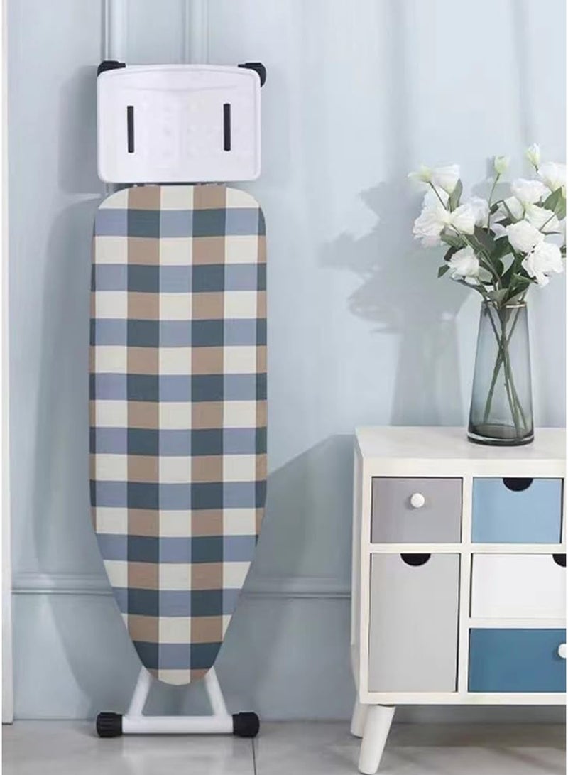 طاولة كي قابلة للطي مع حامل مكواة – ارتفاع قابل للتعديل - Image 3