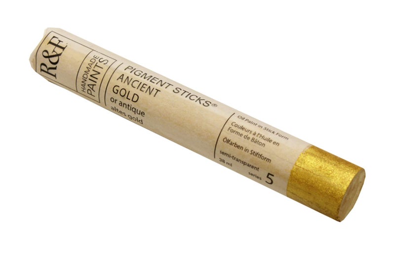 RF Handmade Paints Professional Oil Pigment Stick Ancient Gold 38 ml - Image 1