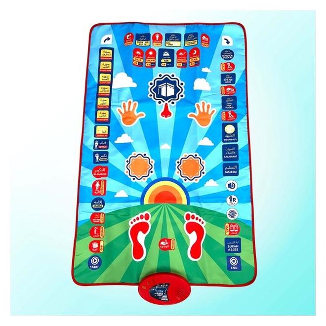 Electronic Prayer Mat - Educational - Children's Prayer Mat - Prayer Mat Learning to Pray for Kids -BLUEGREEN - Image 1