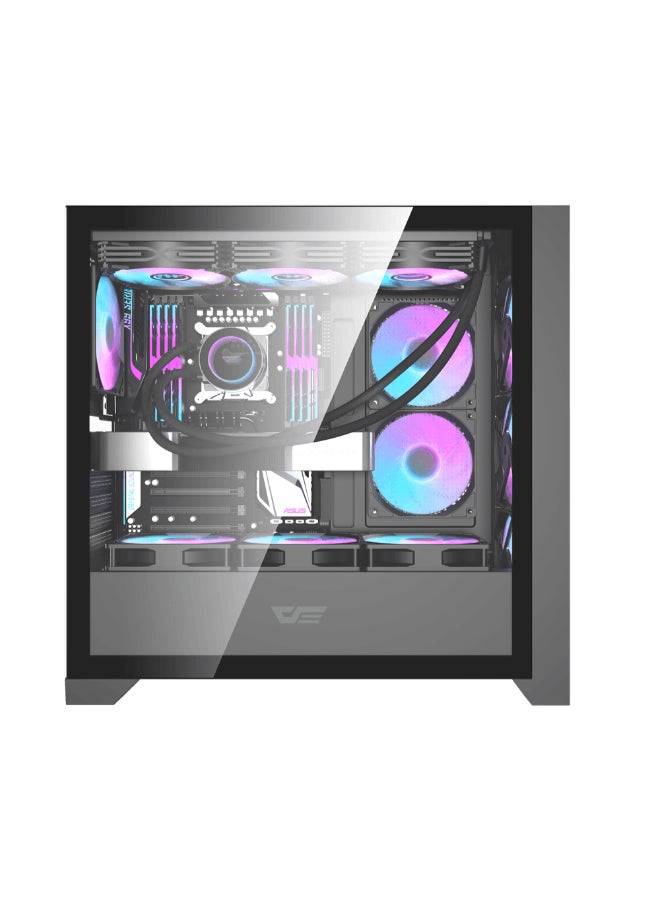 AYGRO DARKFLASH  INTEL CORE I7-12700K, RTX 4060 8GB, 32GB RAM , SSD 1TB NV2, 700W PSU, 4-ARGB FAN TOWER,WINDOWS 11  - Image 3