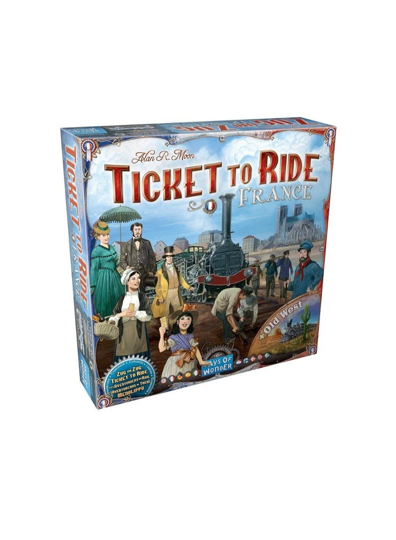 لعبةTicket to Ride France 🚂🗺️   رحلة قطارات استراتيجية ممتعة تأخذك عبر أجمل مدن فرنسا!   مثالية لتجمعات العائلة والأصدقاء - محبي الألعاب الذهنية والتخطيط - ساعات من المرح والتحدي الجماعي   مناسبة للكبار والصغار — تجمع بين التسلية والذكاء لكل الأعمار!