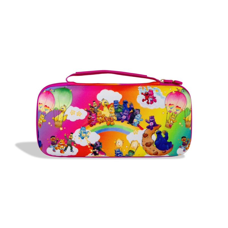Sonix Carrying Case for Nintendo Switch 2, Switch 1, Lite, OLED, Protective Travel Case with Game Cartridge Storage | Care Bears x Sesame Street - Image 3