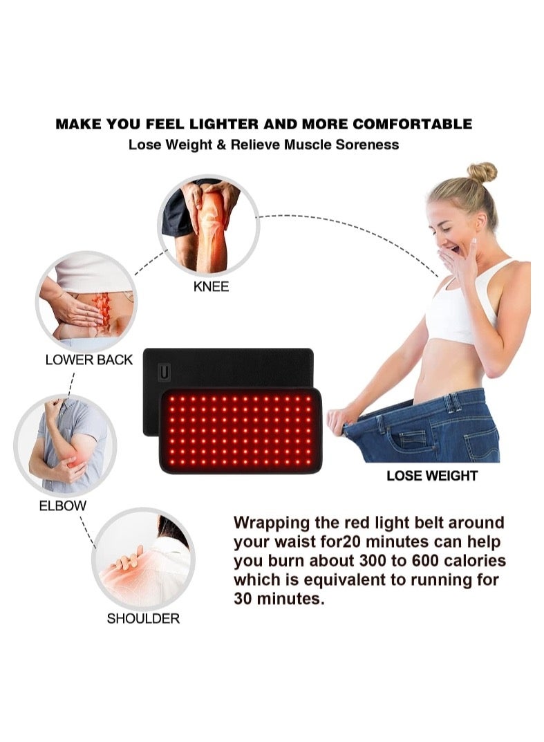 Generic 120 LEDs Red Light + Infrared Light Therapy Belt For Back Shoulder Waist Pain Relief  - Image 4
