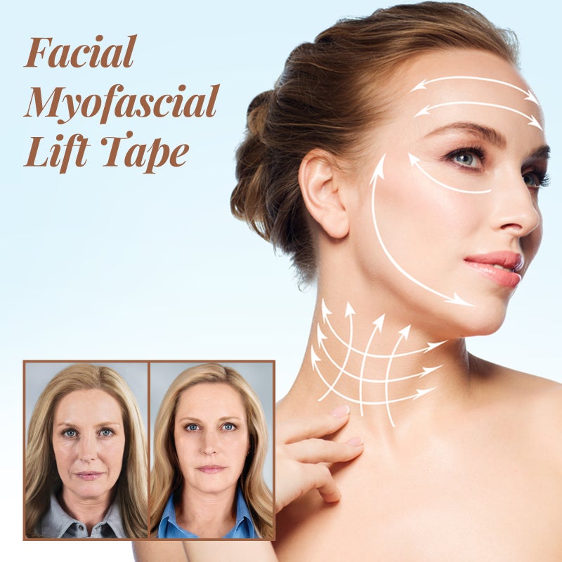 Facial Lifting Tape: 15-30 Uses, Sensitive Skin Friendly, Anti-Wrinkle - Facial Tightening Myofascial Band for Nighttime Skin Rejuvenation Treatment - Image 2