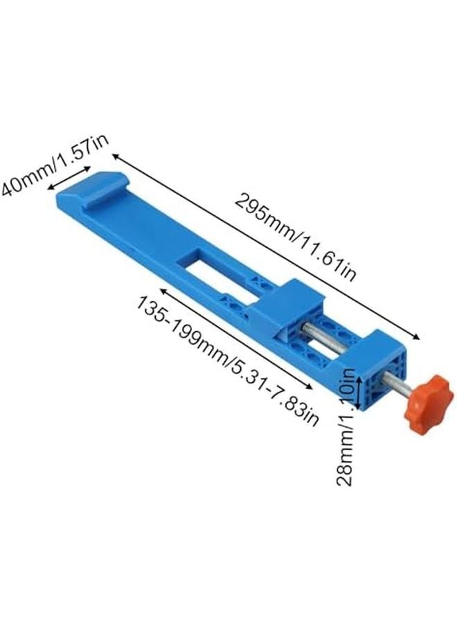 Adjustable Cutting Machine Base Rail Guide Circular Saw Milling Positioning Clamps 2Pcs - Image 3